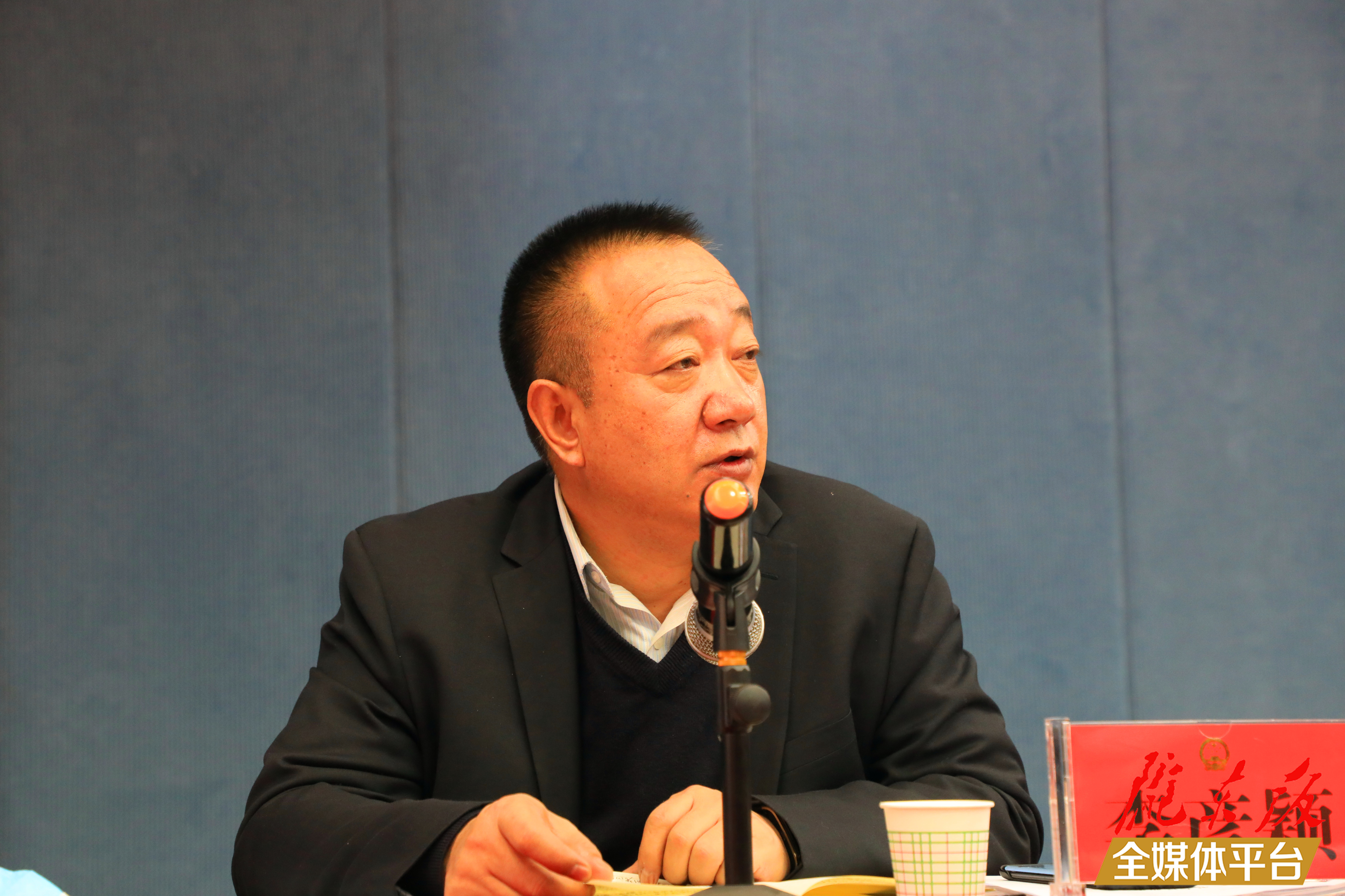人大代表李彥穎參加分組審議時發(fā)言。