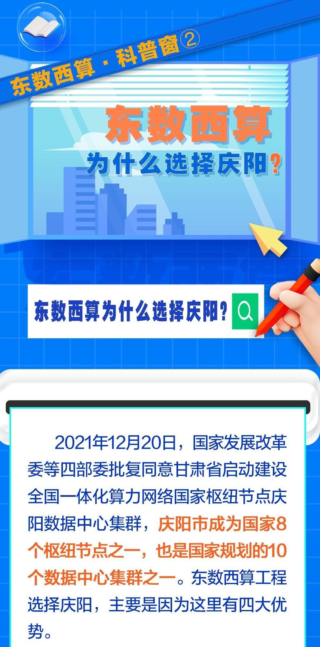 東數(shù)西算·科普窗②｜東數(shù)西算為什么選擇慶陽？